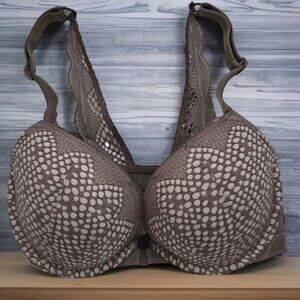 NWOT VICTORIA SECRET 32DD Very Sexy Pushup Front Clasp Lace and Crush Velvet